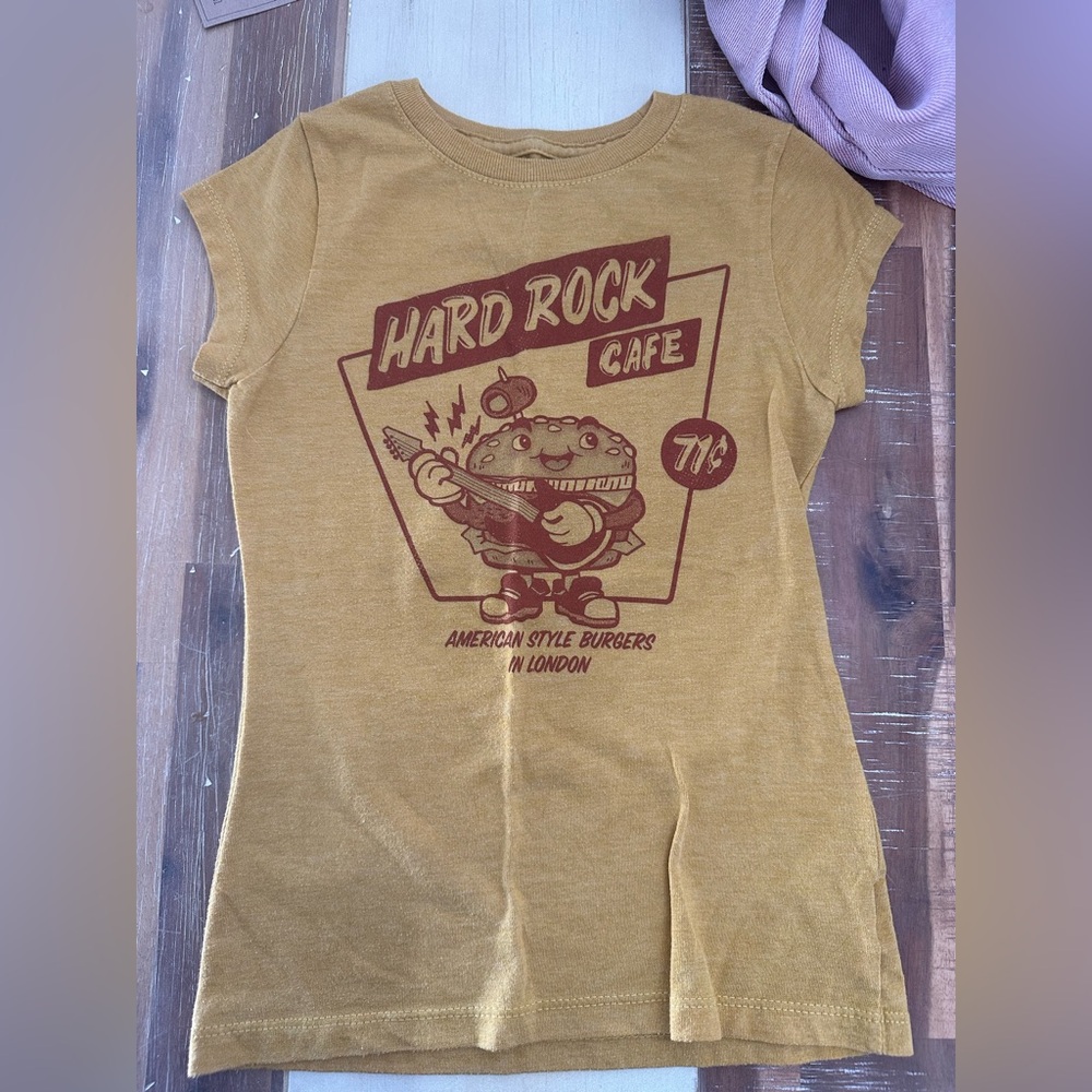 Kids Hard Rock Cafe New York vintage style tee 4/5